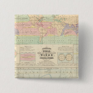 the Circulation of the Winds 15 Cm Square Badge