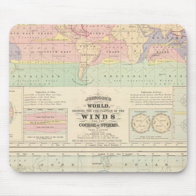 the Circulation of the Winds Mouse Mat (Front)