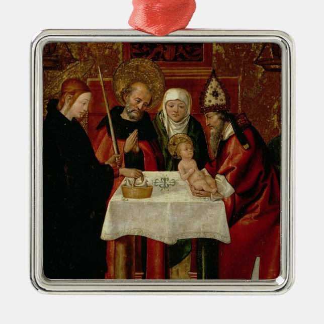 The Circumcision Presentation in the Temple Metal Tree Decoration (Front)