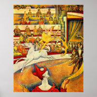 The Circus by Georges Seurat, Vintage Fine Art