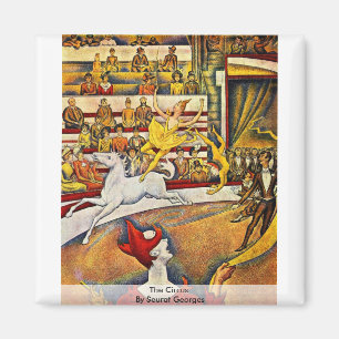 The Circus By Seurat Georges Magnet