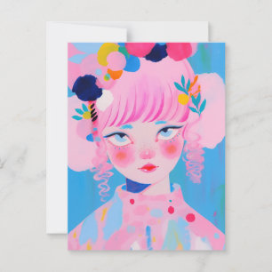 The Circus Clown Postcard