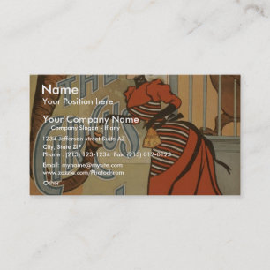 The Circus Girl, 'A.H.Canby' Vintage Theatre Business Card