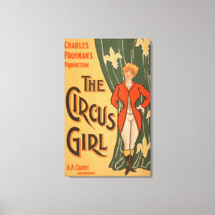The Circus Girl Theatrical Poster #1 Canvas Print