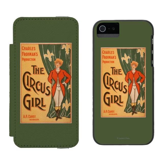The Circus Girl Theatrical Poster #1 Incipio iPhone Wallet Case (Side by Side)