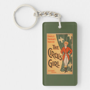 The Circus Girl Theatrical Poster #1 Key Ring