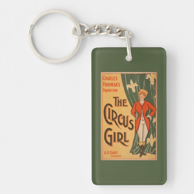 The Circus Girl Theatrical Poster #1 Key Ring (Front)