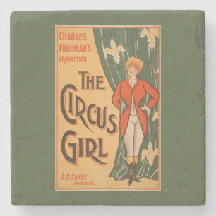 The Circus Girl Theatrical Poster #1 Stone Coaster