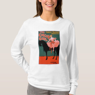 The Circus Girl - Woman on Horse Theatrical T-Shirt