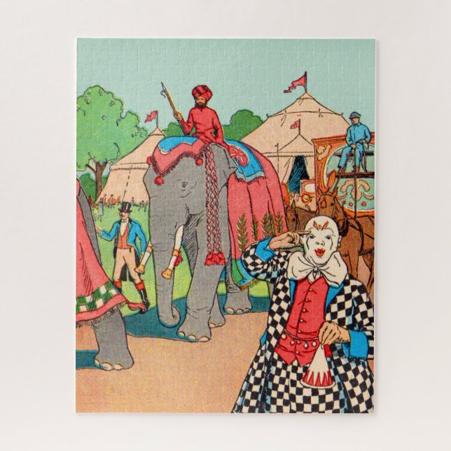 The circus is coming to town jigsaw puzzle (Vertical)