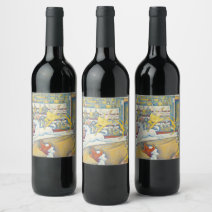 Circus Wine Label | Zazzle
