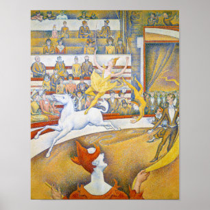 The Circus, Seurat Poster