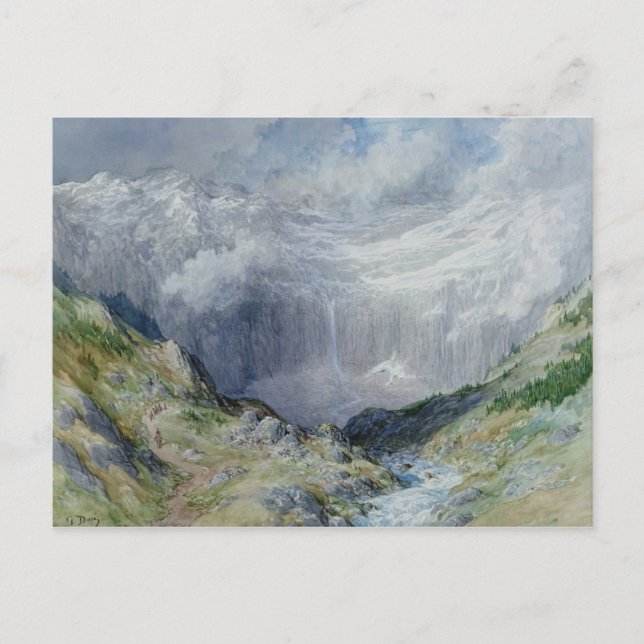 The Cirque at Gavarnie, 1882 Postcard (Front)