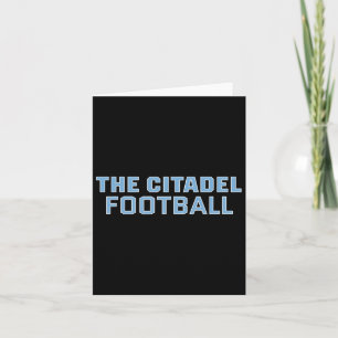 The Citadel Bulldogs Football Apparel Fans Card