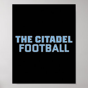 The Citadel Bulldogs Football Apparel Fans Poster