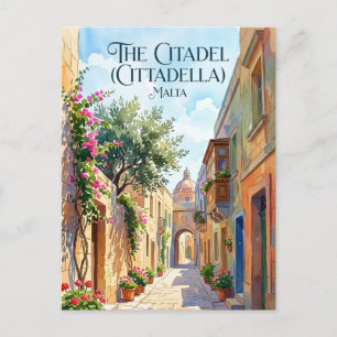 The Citadel (Cittadella), Gozo Malta Postcard