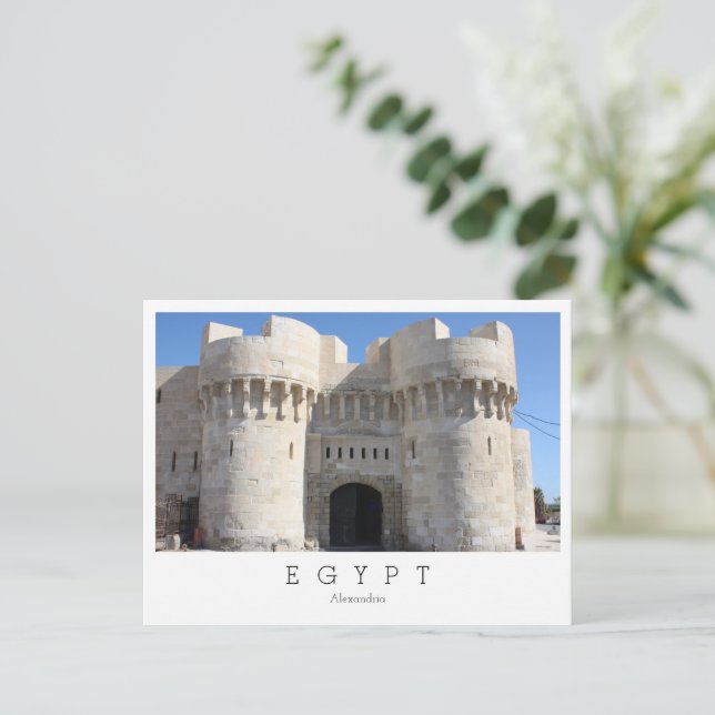 The Citadel of Qaitbay, Alexandria, Egypt Postcard (Standing Front)
