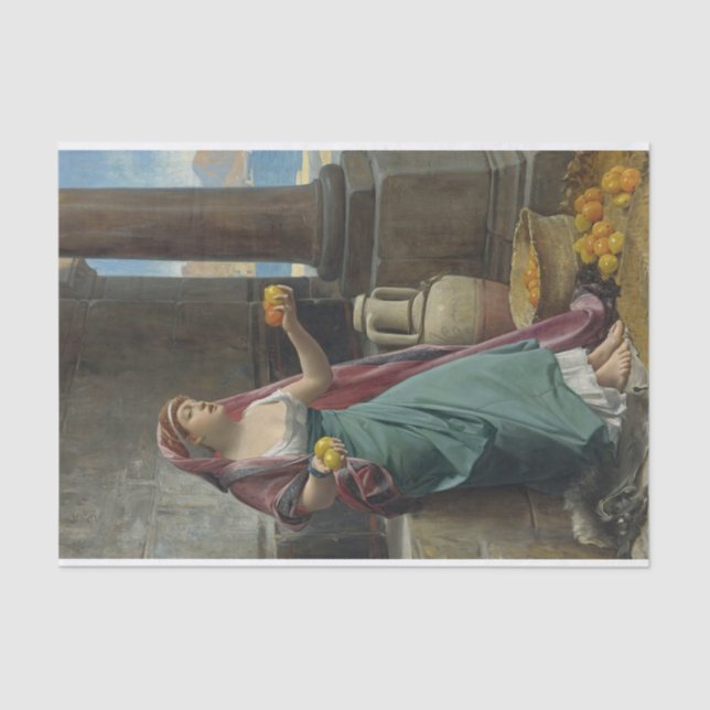 The Citrus Seller by Jean Lecomte du Nouy Tissue Paper (Front)