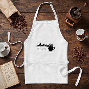 The City and The Cup Chicago Skyline Standard Apron