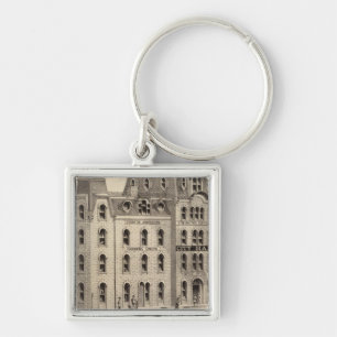 The City Hall of Minneapolis, Minnesota Key Ring