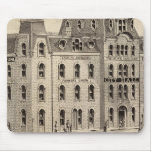 The City Hall of Minneapolis, Minnesota Mouse Mat