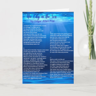The City in the the Sea by Poe Greeting Card