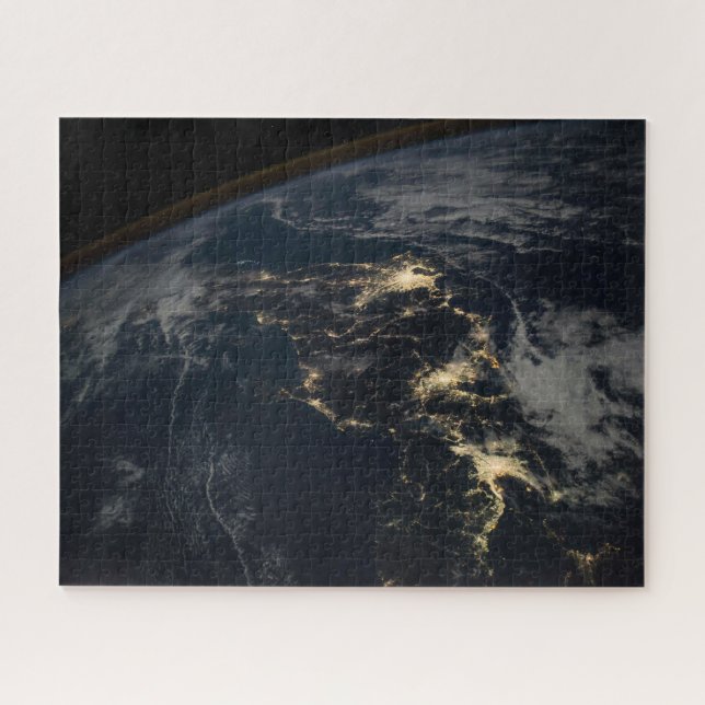 The City Lights Of Japan At Night. Jigsaw Puzzle (Horizontal)