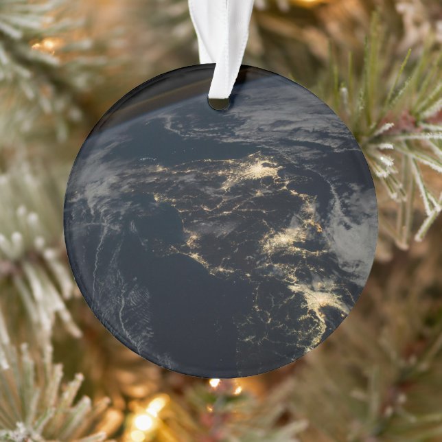 The City Lights Of Japan At Night. Ornament (Tree)