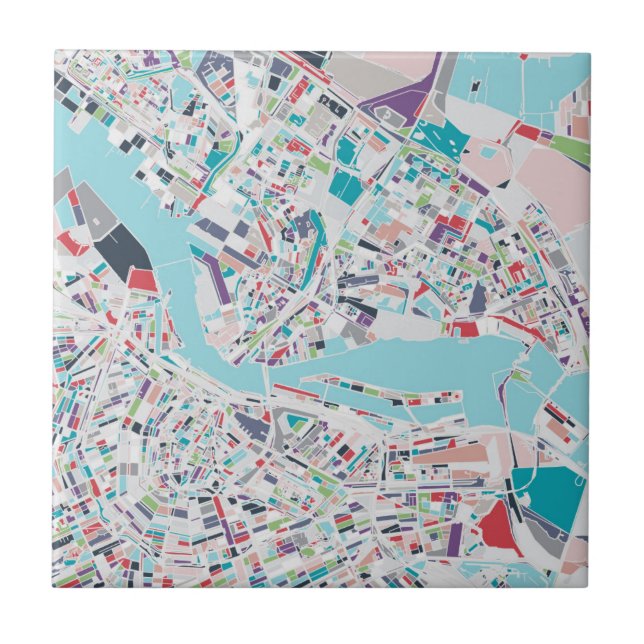 The City of Amsterdam Tile (Front)