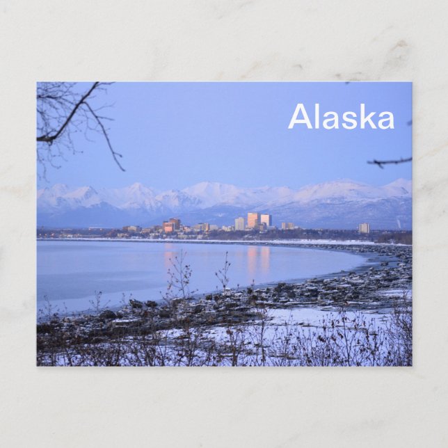 The city of Anchorage, Alaska Postcard (Front)