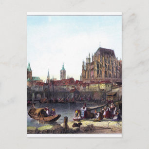 The City of Cologne, engraved by M.J. Starling Postcard