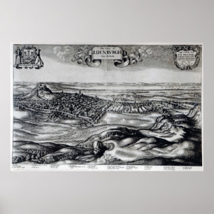The City of Edinburgh from the South Poster