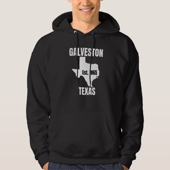 The City of Galveston Texas Apparel For Men Women  Hoodie (Front)
