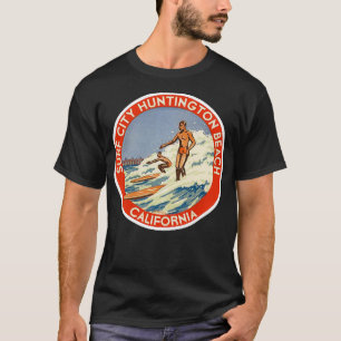 THE CITY OF HUNTINGTON BEACH SURFING CALIFORNIA SH T-Shirt