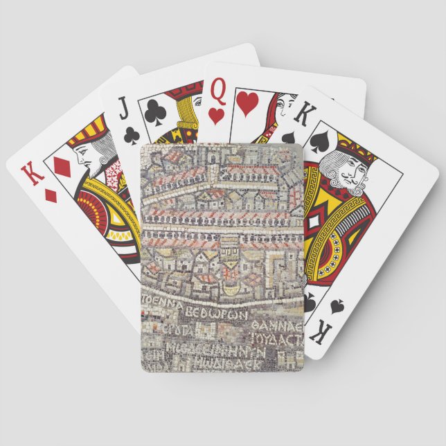 The City of Jerusalem and the surrounding area Playing Cards (Back)