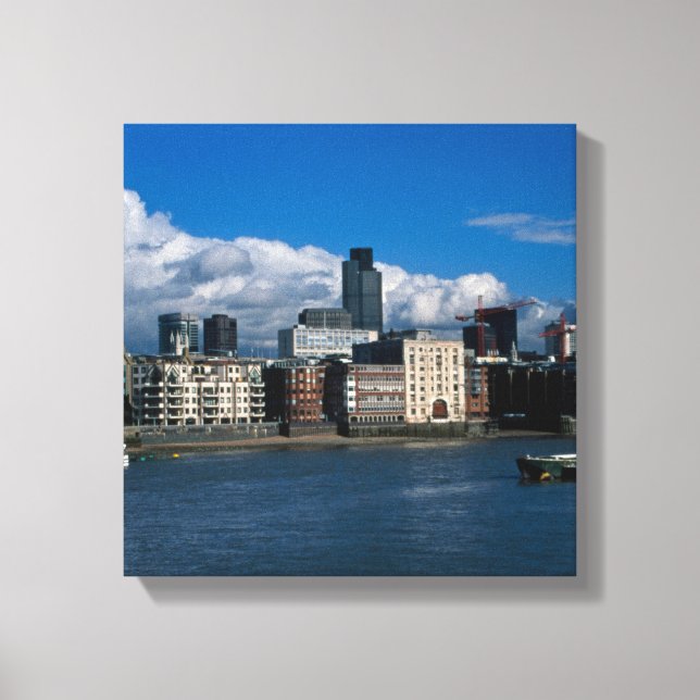 The City of London and Tower 42 Canvas Print (Front)