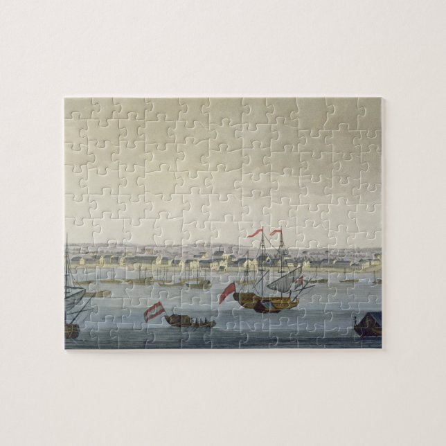 The City of Paramaribo (colour engraving) Jigsaw Puzzle (Horizontal)