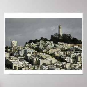 THE CITY OF SAN FRANCISCO AFTER THE RAIN POSTER