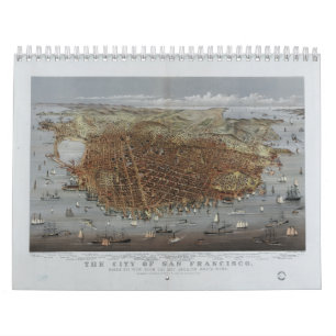 The City of San Francisco California from 1878 Calendar