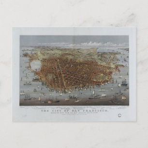 The City of San Francisco California from 1878 Postcard