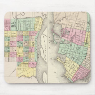 The City Of Savannah Georgia Mouse Mat