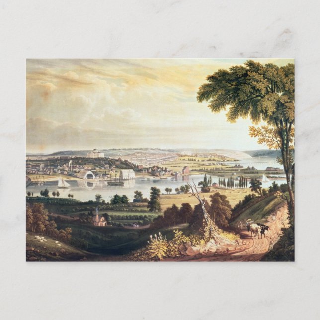 The City of Washington from beyond the Navy Postcard (Front)
