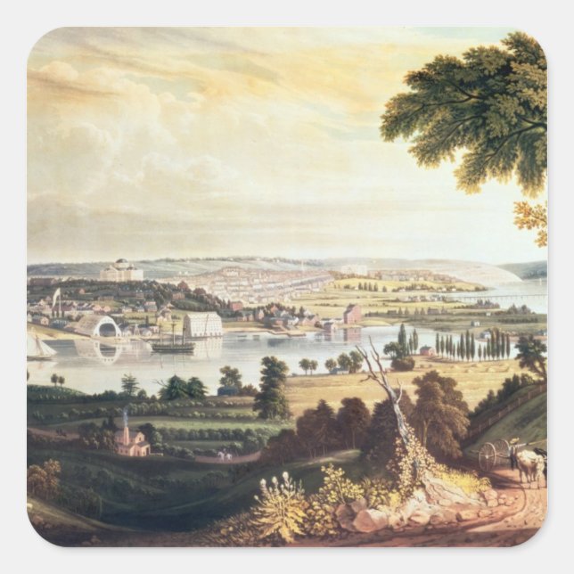 The City of Washington from beyond the Navy Square Sticker (Front)