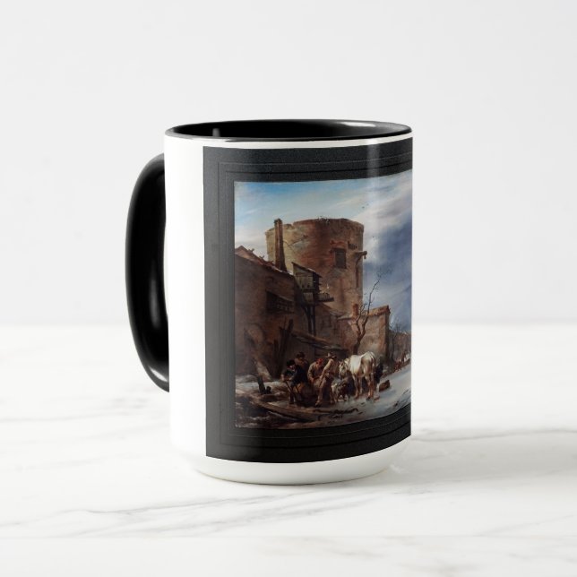 The City Wall of Haarlem in the Winter Mug (Front Left)