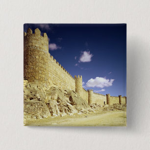 The city walls 15 cm square badge