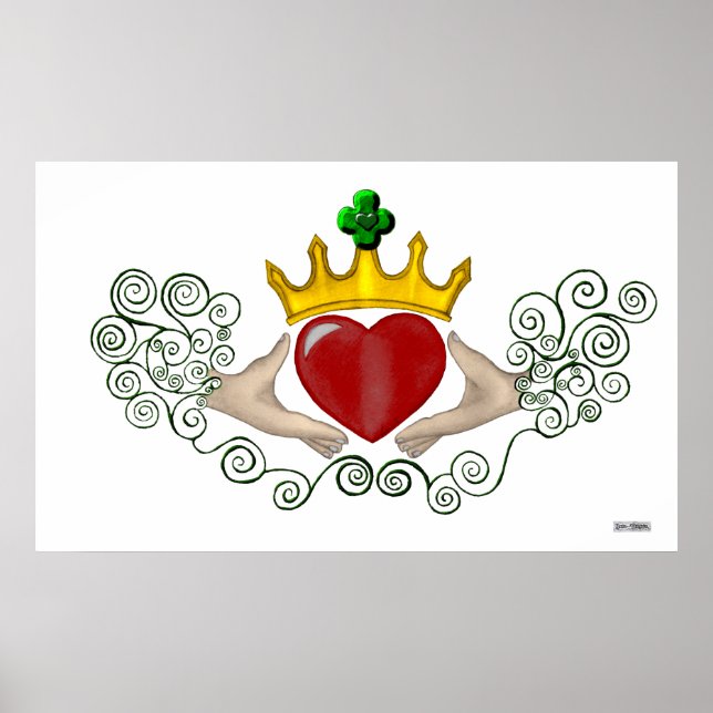 The Claddagh (Full Colour) Poster (Front)