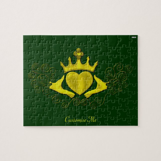 The Claddagh (Gold) Jigsaw Puzzle (Horizontal)