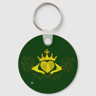 The Claddagh (Gold) Key Ring
