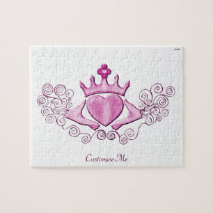 The Claddagh (Pink) Jigsaw Puzzle