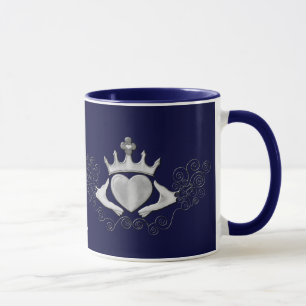 The Claddagh (Silver) Mug